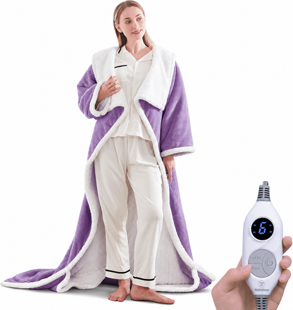 🔥Cozy Wearable Heated Blanket with Foot Pocket