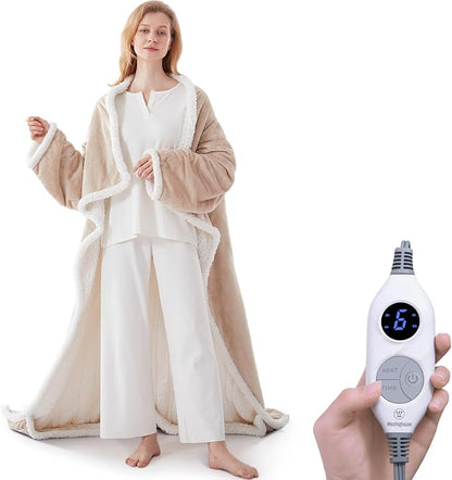 🔥Cozy Wearable Heated Blanket with Foot Pocket